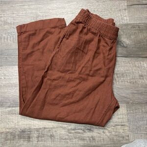 Brown Casual Pants